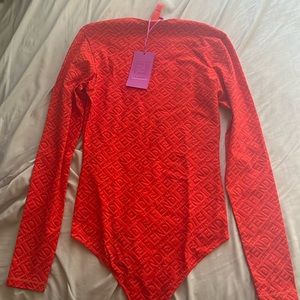 Fendi Skims Mockneck Bodysuit